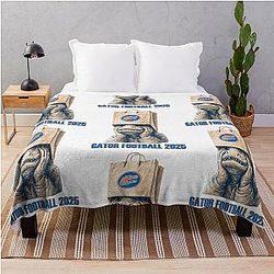Embarrassed Florida Gators Fan - Bag Over Head Shame Tee & Gear Throw Blanket
