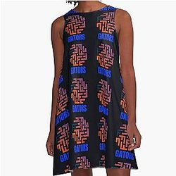 University of Florida Florida Gators Stylish A-Line Dress
