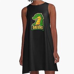 Florida Gators Baseball Fans A Line Dress