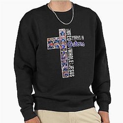 Florida Gators Football All I Need is a Little of Jesus and a Whole Lot of Gators Pullover Sweatshirt