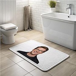 Fly On The Wall LA 2301 - Popular podcast by Dana Carvey and David Spade Fly On The Wall Bath Mats