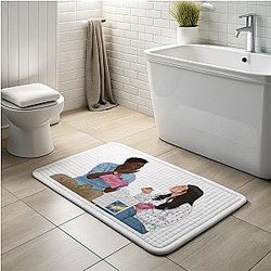 Fly On The Wall LA 2301 - Produced by the Cadence13 podcast studio network Fly On The Wall Bath Mats