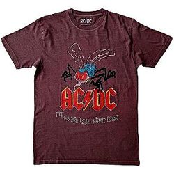 Men's AC/DC Fly On The Wall Tour T-Shirt Red