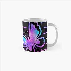 Butterfly on the wall Classic mug
