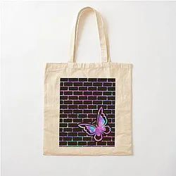 Butterfly on the Wall Cotton Tote Bag