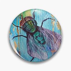 Fly on the wall Pin