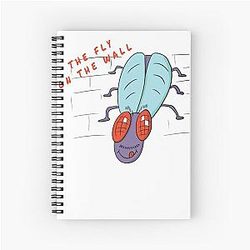 The Fly on the wall Spiral Notebook
