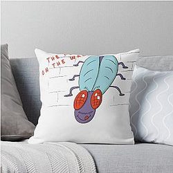 Fly on the wall Throw Pillow