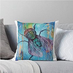 A fly on wall Throw Pillow