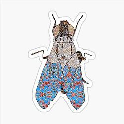 A Fly on the Wall Sticker