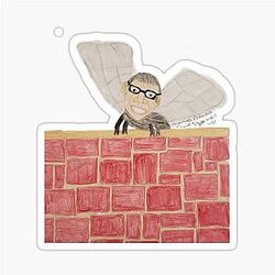 The Fly on the Wall Sticker