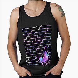 BUTTERFLY ON THE WALL Tank Top