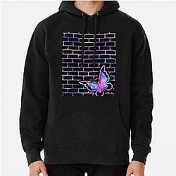Butterfly on the wall hoodie
