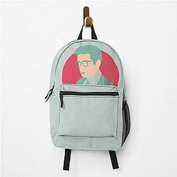 Fox Mulder The X Files Digital Illustration David Duchovny Retro Vintage 90s Backpack