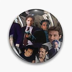 David Duchovny Fox Mulder Photo Collage Pin