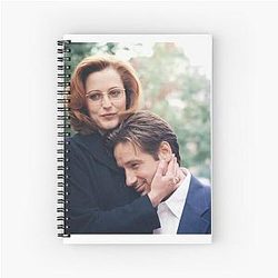 Dana Scully X-Files Fox Mulder Spiral Notebook
