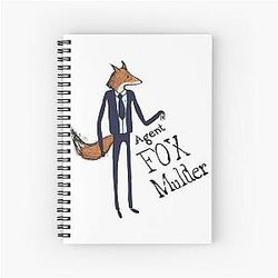The X-Files' Agent Mulder Spiral Notebook