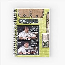 Fox Mulder Spiral Notebook
