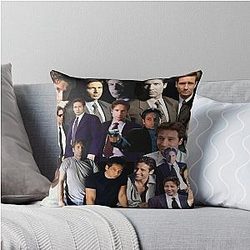 David Duchovny Fox Mulder photo collage Throw Pillow