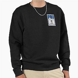 Fox Mulder FBI Badge X Files Pullover Sweatshirt