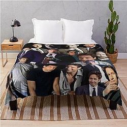 David Duchovny Fox Mulder photo collage Throw Blanket