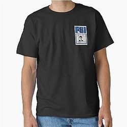 Mulder FBI Badge - X-Files Classic T-Shirt