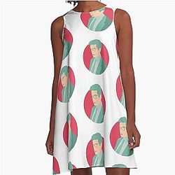 Fox Mulder The X Files David Duchovny Retro A-Line Dress