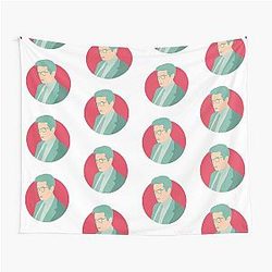 Fox Mulder X Files Digital Illustration David Duchovny 90s Tapestry