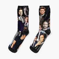 David Duchovny Fox Mulder photo collage Socks