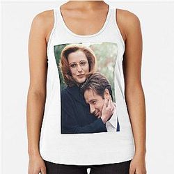 Dana Scully X-Files Fox Mulder Racerback Tank Top