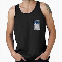 Fox Mulder FBI Badge X-Files Tank Top