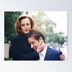 Dana Scully X-Files Fox Mulder Poster