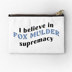 I believe in Fox Mulder Supremacy Zipper Pouch