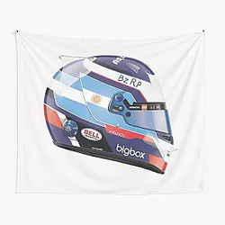 Franco Colapinto F1 helmet Tapestry