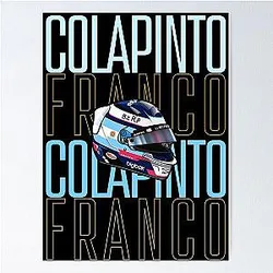 Franco Colapinto F1 formula one shirts Poster