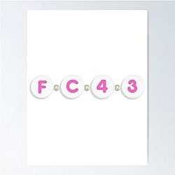 Franco Colapinto Friendship Bracelet Poster