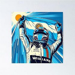 Franco Colapinto - Williams Racing F1 Poster