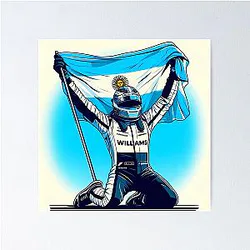 Franco Colapinto - Williams F1 Poster