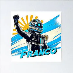 Franco Colapinto Williams Racing F1 Poster