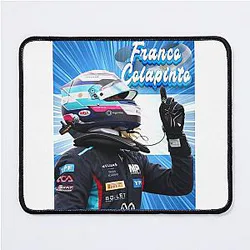 Franco Colapinto Argentine flag background Mouse Pad