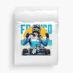 Franco Colapinto - Williams Racing F1 Duvet Cover