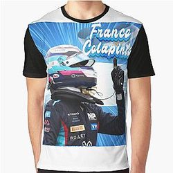 Franco Colapinto Argentine flag background T-Shirt