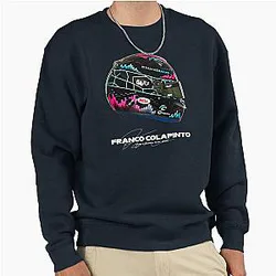 Franco Colapinto F1 2024 Helmet Pullover Sweatshirt