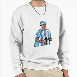 Franco Colapinto drinking Mate Argentina Champion Pullover Sweatshirt