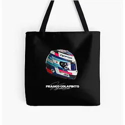 Franco Colapinto F1 2024 Helmet Tote Bag