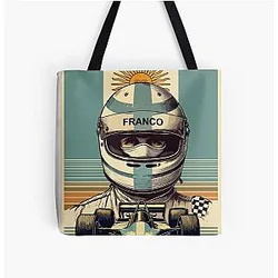 Franco Colapinto Illustration All Print Tote Bag