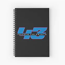 Franco Colapinto F1 Number 43 Logo Notebook