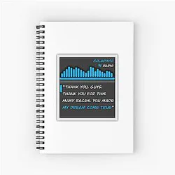 Formula One Franco Colapinto William Spiral Notebook