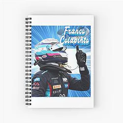 Franco Colapinto Argentine Spiraling Notebook