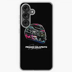 Franco Colapinto F1 2024 Helmet Samsung Galaxy Soft Case